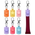 thumbnail image 2 of SIEYIO Lip Gloss Keyring Accessory Waterproof Silicone 6 Colors Compact Design, 2 of 8