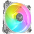 thumbnail image 6 of ASUS TUF GAMING TF120 ARGB WHITE EDITION Chassis Fan 3-Pin Customizable LEDs Blade, Advanced Fluid Dynamic Bearing,120mm PWM Control, Anti-vibration Pads, Double-layer LED Array for Computer Case, 6 of 13