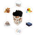 thumbnail image 7 of Yayeee Freestanding Laundry Hamper with Handle Collapsible Large Storage Basket for Clothes, Fall Leaves, 7 of 7