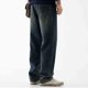 thumbnail image 5 of Puntoco Pantalones cargo de color sólido con bolsillos y cremallera, cintura elástica y largo completo para hombre, 5 of 8