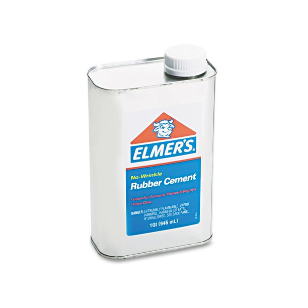 Elmer's Rubber Cement Repositionable 1 qt.