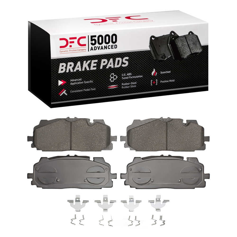 Dynamic Friction Company 1551-1894-01 DFC 5000 Advanced Brake Pads - Ceramic and Hardware Kit - OE