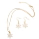thumbnail image 4 of Snowflake Necklace Earrings, Snowflake Necklace Wide Applicability Fashionable Exquisite Beautiful Lightweight For Shopping For Girls ANGGREK Otros, 4 of 8