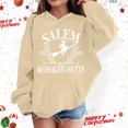 thumbnail image 2 of DHFJKG Kids Girls Oversized Hoodies Pullover Long Sleeve Drop Shoulder Letter Print Hooded Sweatshirt With Pocket Fall Winter Fashion For Baby Toddler Teen 1-14 Years Old Casual Jumper Tops, 2 of 5