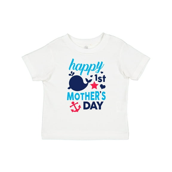 Inktastic Nautical Themed Happy 1st Mother's Day Boys or Girls Toddler T-Shirt