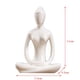 thumbnail image 3 of Figura de yoga de cerámica, estatua, estatuilla, decoración para interiores y exteriores, hogar, jardín, yoga Los 7.5x4.5x11cm, 3 of 3