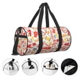 thumbnail image 5 of Fotbe Firefighter Icons Pattern Foldable Sports Gym Bag with Wet Dry Pocket, Ultralight Travel Bag, Large Capacity Duffel Bag, Splash Proof Carry on Bag, Overnight Bag, Weekender Bag, 5 of 8