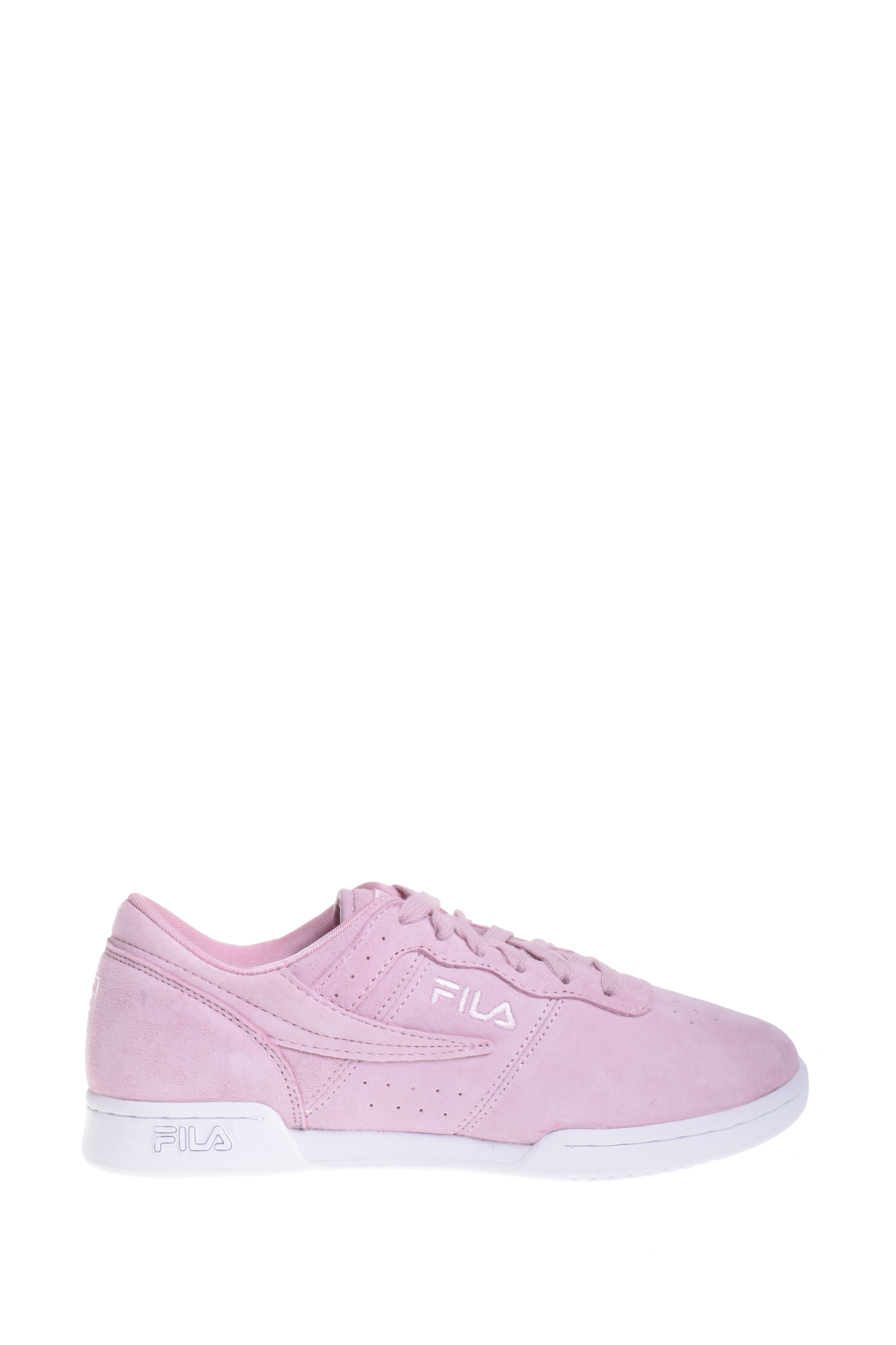 pink suede fila