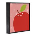thumbnail image 3 of Stupell Industries Contemporary Bright Apple Fruit Black Framed Giclee Art, 12 x 12, by Daniela Santiago, 3 of 8