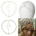 thumbnail image 2 of SIEYIO Crystal Head Chain Elegant Forehead Chain Indian Jewelry Rhinestone Headpiece, 2 of 10