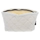 thumbnail image 5 of Bolsa de maquillaje acolchada: organizador portátil de cosméticos de viaje - Neceser bordado con cremallera - Organizador de artículos de aseo personal de viaje, 5 of 6