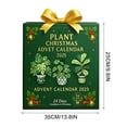 thumbnail image 3 of Virelaxpo 2025 Plant Themed Christmas Advent Calendar with 24 Daily Surprise Compartments Eco Friendly Holiday Countdown Decor for Home Gift and Festive Decoration, 3 of 9