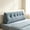 Blue, variant on Dorm Headboard Pillow, Wedge Bolster for Bed Reading Back Support (Light Gray, 100cm/39.37inch)