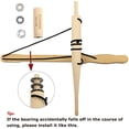thumbnail image 3 of Bow Drill Kit Fire Starter, Primitive Wood, Survival Practice Friction Fire Tool For Scout Outdoor Activity Teaching, Outward Bound Training, For Wildness Survival Beginner, 3 of 4