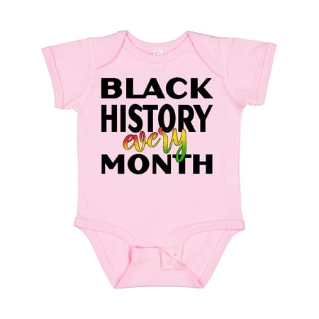 

Inktastic Black History Every Month Gift Baby Boy or Baby Girl Bodysuit
