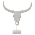 thumbnail image 1 of Plutus PBTH93501 Resin Skull on Stand, White, 1 of 1