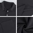 thumbnail image 5 of Polo Shirts for Men Short Sleeve Collared Golf Shirt Work Performance Athletic Polos with Pocket Gray 2XL, 5 of 7