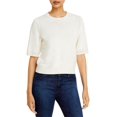 thumbnail image 1 of Joie Pull Côtelé Brodé Col Rond pour Femmes Blanc S, 1 of 2
