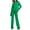 Green, variant on Scyoekwg Two Piece Sets Women Clothing Sweatsuit Fall Outfits Long Sleeve Tops Wide Leg Pants Fashion Casual Matching Outfits Two Piece Set Tracksuit (Green,Free Size)