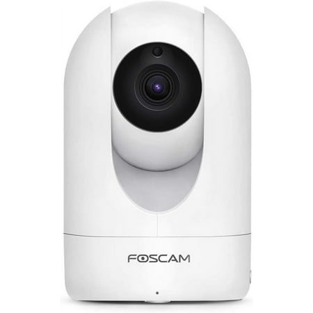 FOSCAM Home Security Camera R4S 4MP(2K) WiFi Camera, 2.4/5GHz Wireless IP Indoor Camera with AI Human Detection & Sound Detection, 33ft Night Vision, 2-Way Audio,Compatible with Alexa, White