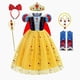 thumbnail image 1 of Vestido de princesa Blancanieves para niña, disfraz con capa, vestido de baile de encaje para Halloween, fiesta de cumpleaños, vestido de Cosplay para niños de 2 a 10 años Fivean unisex, 1 of 2