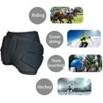 thumbnail image 2 of Protective Trousers 3D EVA Padded Shorts Impact Protection for Skateboarding Snowboarding Black, 2 of 5