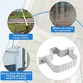 thumbnail image 2 of Downspout Straps 3x4 and Downspout Wall Bracket 2 set, 2 of 5