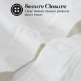 thumbnail image 5 of Superior Cotton Flannel Solid Duvet Cover Set, Twin, Ivory, 5 of 7