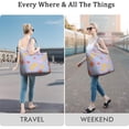 thumbnail image 5 of Tote Bag for Women,Luggage Bag Overnight Weekend Bag Starfish Sports Gym Tote Bag for Short Trips, 5 of 5