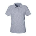 thumbnail image 4 of North End NE115W Women's Eclipse Jacquard Polo-Classic Navy Heather-L, 4 of 6