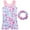 Pink, variant on GYRATEDREAM Gymnastics Leotards for Girls Dance Biketards with Shorts One-Piece Colorful Dancewear Unitards for 3-10 Years