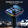 thumbnail image 3 of RHEA- Bluetooth5.0 Car Adapter Fm Transmitter Usb Aux Radio Handsfree Mp3 Music Player, 3 of 6