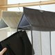 thumbnail image 4 of Monstrate Bolsa protectora gruesa de Material no tejido, bolsa colgante transparente de gran capacidad a prueba de polvo, bolsa de almacenamiento Almacenamiento y organización del hogar Beige 2 capas, 4 of 6