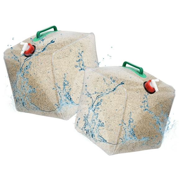 For Above Ground Step And Ladder Entry Systems Collapsible Double Handle Pool Steps Sandbags Refillable Anchor Container