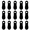 Black/Liner, variant on Spalding, Adult Men's 30-Pack No-Show Socks, Sizes 6.5-12, Mens Socks