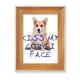 thumbnail image 1 of Marco de fotos de madera Corky dog Wells para Imagen Arte tamaño 10.2 x 15.2 cm, 1 of 4