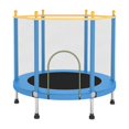 thumbnail image 1 of Trampolín para niños Trampolín para niños de 55,12 pulgadas Trampolín pequeño portátil y silencioso Cama de salto para entrenamiento Gimnasio en el azul, 1 of 8