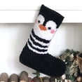 thumbnail image 3 of Abbracc Christmas Penguin Socking DIY Latch Hook Kit Embroidery Carpet Cushion Rug, 3 of 9