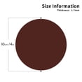 thumbnail image 2 of Naloa Brown Leather Coasters for Drinks, Durable Drink Coasters 4 Set for Tabletop Protection, Luxurious Home Décor and Housewarming Gift ( {designName})Round Shape, 2 of 6