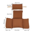thumbnail image 2 of Egg Chair Cushion, Thickened Hanging Basket Swing Cushion, Hanging Egg Chair Cushion, 2 of 18