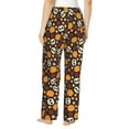 thumbnail image 3 of Picia Skulls Womens Soft Woven Cotton Elastic Waistband Sleep Pajama Pant Lounge Sleep Pant With Pockets And Drawstring-Medium, 3 of 9