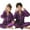 Purple, variant on Beautyzll 2PCS Kids Girls Boys Satin Pajamas Sets Toddler Long Sleeve Silk Loungewear Clothes Outfits Soft Button-Down Pjs Nightwear for 3-14Y