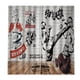 thumbnail image 3 of Juego de 2 cortinas 3D para ventana de dormitorio y sala de estar Boxeo, 3 of 7