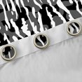 thumbnail image 4 of Erosebridal Geometric Camo Black Out Curtains For Adults Boys Girls,Black White Camouflage Curtains Pack of 2 (42x63 Each) For Teens, 4 of 6