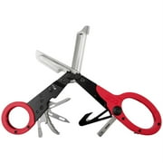 SOG Stainless Steel ParaShears- Multi-Tool with 11 Specialty Tools and Smooth Cutting Action in Red