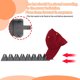 thumbnail image 3 of Great promotion! Silicone Hat Stand For Baseball Caps, Silicone Hat Display Holder And Organizer Rack, Foldable Hat Holder For 8 Baseball Caps, Hat Racks For Bedroom, Closet,, 3 of 4