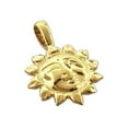 thumbnail image 4 of 14K Gold Smiley Face Sun Charm Slide, 4 of 5