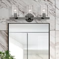 thumbnail image 2 of 17233-46 Livex Lighting Munich - 3 Light Bath Vanity In Contemporary Style-8.5 Inches Tall and 22.5 Inches Wide-Black Chrome Finish, 2 of 14