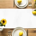 thumbnail image 4 of Burlap Table Runner 90 Inches Long,Blossom Floral Hummingbird Non-Slip Kitchen Table Runners for Dining Room Everyday Use Party Table Decorations Butterfly Blossom Flower Plant, 4 of 9