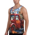 thumbnail image 2 of Salouo Halloween Pets Pumpkins for Men's Tank Tops,Sleeveless Muscle Shirts for Men Quick Dry Workout Tank Top Gym Muscle Tee Fitness Bodybuilding Sleeveless T Shirt-Large, 2 of 7